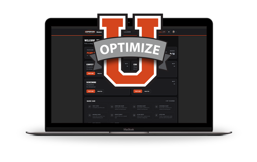 mockup laptop OU Assessment quiz