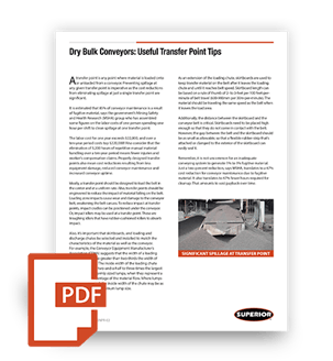 mockup tech paper 015 Dry Bulk Conveyors Transfer Points