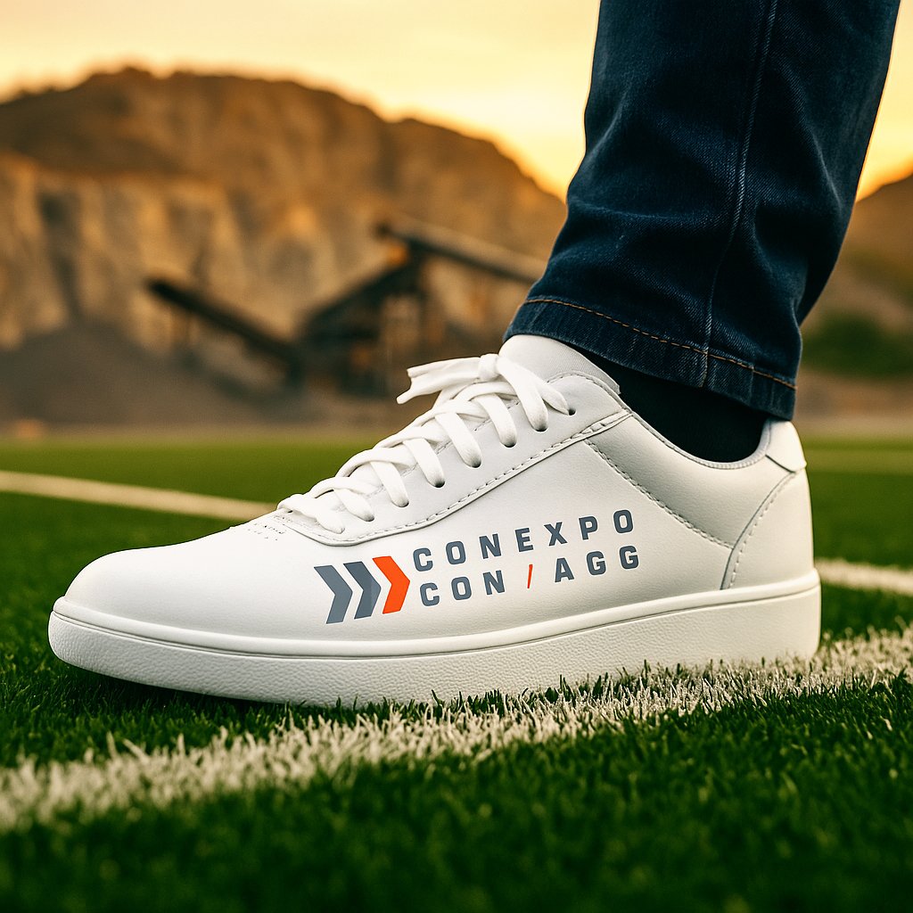 25.09 TOE-Conexpo Turf conexpo tennis shoe white shoe
