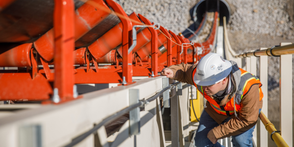 080: idlers in operation at buckhorn quarry